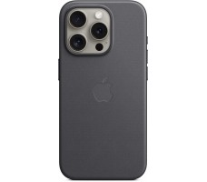 FineWoven Case with MagSafe for iPhone 15 Pro - Black