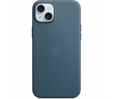 FineWoven Case with MagSafe for iPhone 15 Plus - Pacific Blue