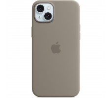 Silicone Case with MagSafe for iPhone 15 Plus - Clay