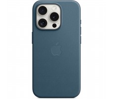 FineWoven Case with MagSafe for iPhone 15 Pro - Pacific Blue