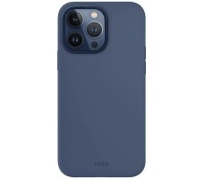 Чехол Uniq для iPhone 15 Pro Max LINO Blue (Magsafe)