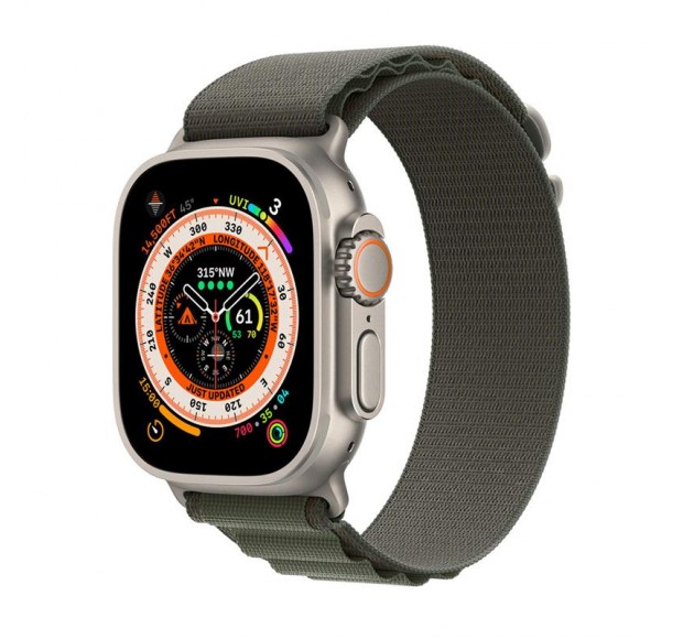 Ремень для часов Apple 49mm Green Alpine Loop - Medium (DEMO)