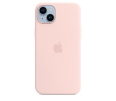 Чехол для Apple iPhone 14 Plus Silicone case with MagSafe - Chalk Pink
