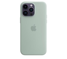 Чехол для Apple iPhone 14 Pro Max Silicone case with MagSafe - Succulent