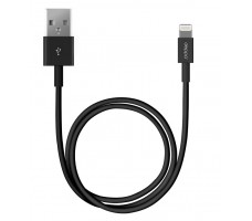 Кабель USB-A - Lightning (1,2 метра), чёрный