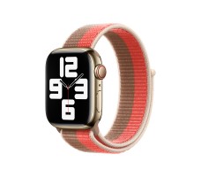 Ремень для часов Apple 41mm Pink Pomelo/Tan Sport Loop - Regular