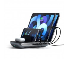 Satechi Dock5 Multi-Device Charging Station with Wireless Charging. Цвет: Space Grey