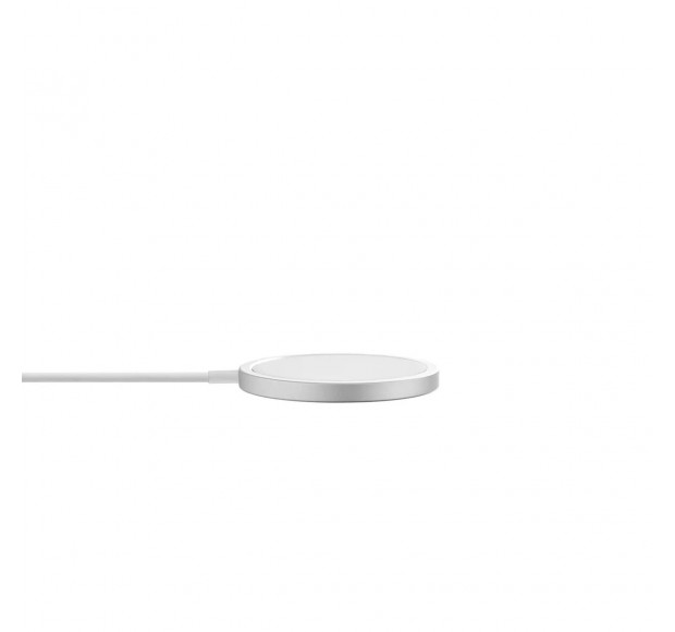 uBear Wave MagSafe  wireless charger, БЗУ стандарта Qi, мощность 10W, цвет: cеребро