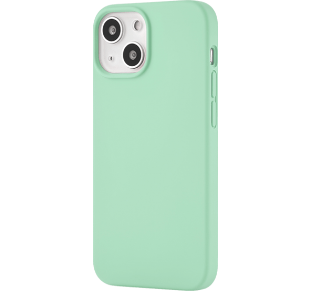Защитный чехол uBear Touch Case для iPhone 13 mini. Цвет: светло-зелёный