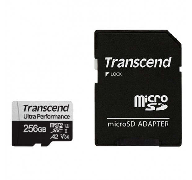 Карта память Transcend microSDXC 256GB 340S (с адаптером)