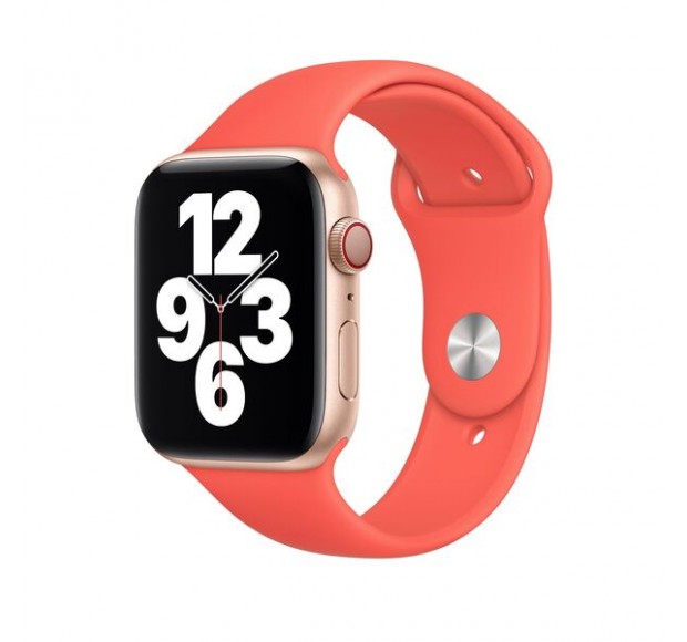 Ремень для часов Apple 44mm Pink Citrus Sport Band