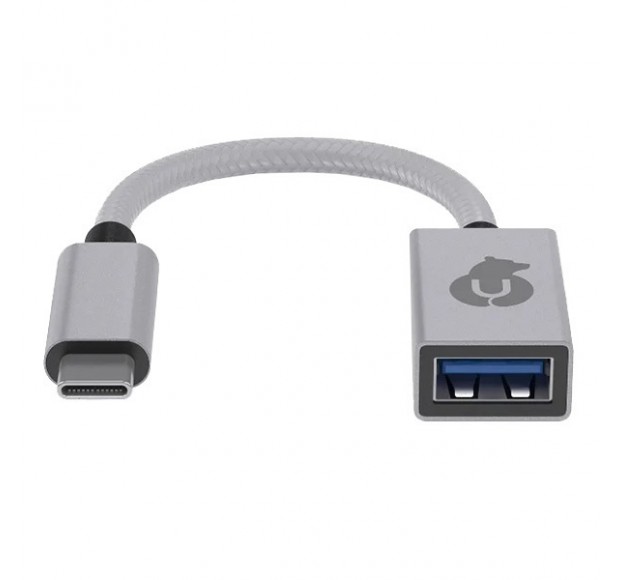 HB02SL01-AC  USB-C адаптер hub Link для устройств с разъемом USB-А/USB-C, цвет: серебристый