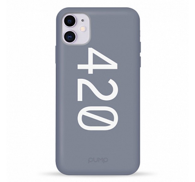 Чехол Pump Silicone Minimalistic Case for iPhone 11 420 Gray
