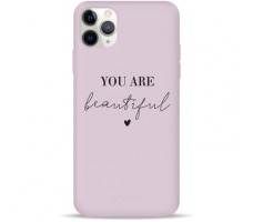 Чехол Pump Silicone Minimalistic Case for iPhone 11 Pro You Are Beautiful