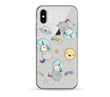 Чехол Pump Transparency Case for iPhone XS Max Space Unicorns