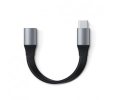 Кабель Satechi USB-C Mini Extension Cable. Разъем Type-C Male to Type-C Female. Длина 12 см.