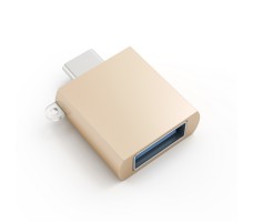 USB адаптер Satechi Type-C USB Adapter USB-C to USB 3.0. Цвет золотой.