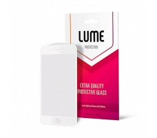 Стекло LUME Protection Full 3D for iPhone 8/7 White