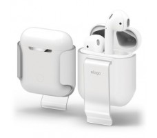 Клип Elago для AirPods Carrying clip Frosted transparent
