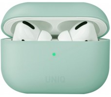 Чехол Uniq для Airpods Pro LINO Liquid silicone Mint green