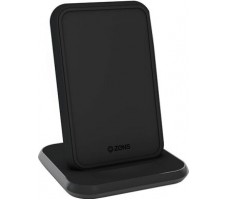Беспроводное зарядное устройство ZENS Stand Aluminium Wireless Charger. Цвет черный.